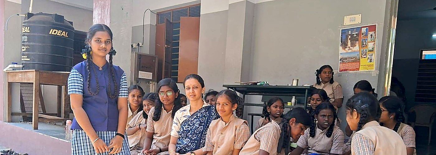 A JayamHari Foundation school visit with government school students